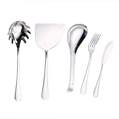 China Sustainable 6 Pcs Cooking Tools Stainless Steel Kitchen Utensil Set for sale