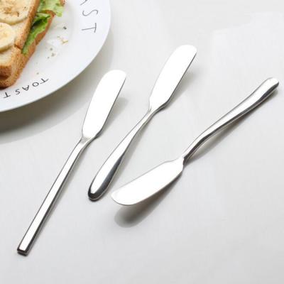 China New Amazon Hotsale Viable High Quality Mirror Butter Knife Stainless Steel Thick Bread Polish for sale