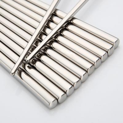 China China Sustainable Tableware High Quality Food Grade Stainless Steel Chopsticks for sale