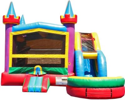 China New Design Indoor / Outdoor 5 In 1 Combo Jumping Castle Bounce House for sale