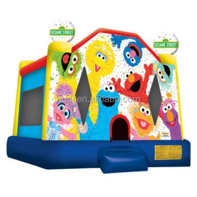 China Indoor/Outdoor Sesame Street Inflatable Moonwalk/Inflatable Bounce House/Inflatable Joy for sale