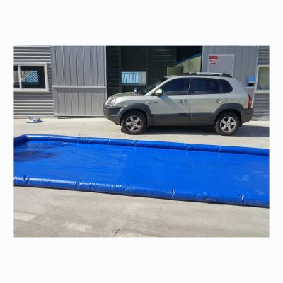 China Portable PVC Inflatable Car Wash Mat Car Wash Pad Inflatable Pad For Sale for sale