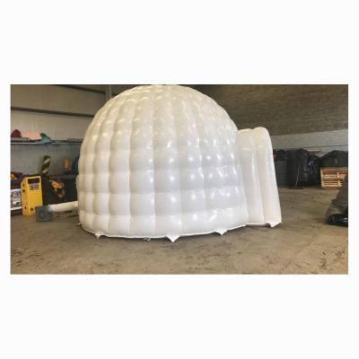 China White Inflatable PVC Hot Tub Cover Tent PVC Bubble Dome Tent With Blower for sale