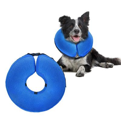 China Over 3 Year Protective Cone Collar Pampers Post Surgery Inflatable Cone Collar With Adjustable Buckle for sale