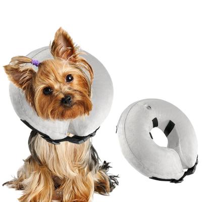 China Over 3 Years Dog Cone Collar Soft Inflatable Dog Collars For Pets for sale