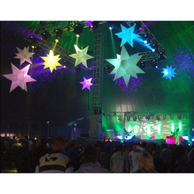 China PVC Or Nylon Led Inflatable Star Balloon Lighting Inflatable Star For Event for sale