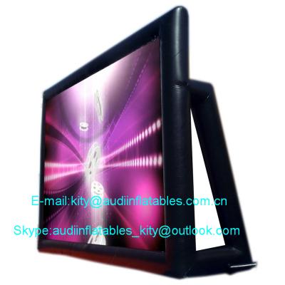 China Indoor/Outdoor Giant Outdoor Inflatable Projection Screen Advertising Cinema For Sale for sale