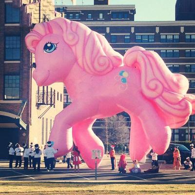 China Large Unicorn Parade Pink Inflatable Helium Balloon Decoration Inflatable Helium Balloon For Sale for sale