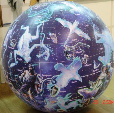 China PVC 5ft inflatable helium sphere with full digital printing inflatable astronomy helium ball for sale for sale