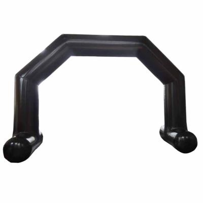 China Indoor / Outdoor Black Inflatable Start Arch Inflatable Sports Arch Gate for sale