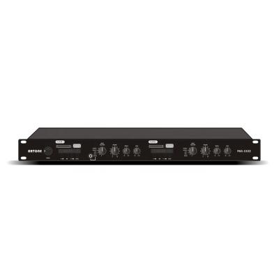 China PAS-1522 Media Player 1U Mixer Dual Channel Preamplifier with BT5.0 Wireless PAS-1522 for sale