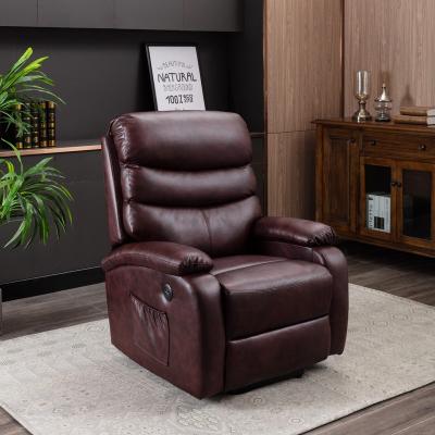 China Hot-selling wholesale sofas modern simple electric leather massage recliner reclining sofa reclining sofa with heating and massage for sale