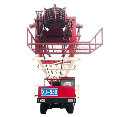 China energy & China Manufacturer Truck Mounted Xj 550 Drilling And Mining Workover Rig for sale