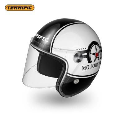 China Main Motorcycle Helmet High Quality ABS Material Protection Safety DOT Certified Half Face Motorcycle Helmet for sale