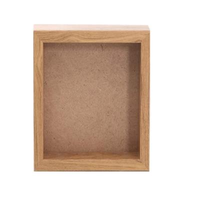 China Retro Simplicity Handmade Collectibles Trinkets Wooden Picture Frames For Crafts for sale