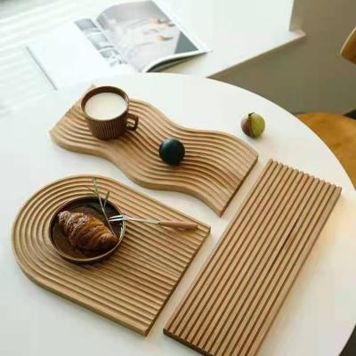 China Wholesale Hot Modern European Wooden Friendly Chopping Board Oak Eco Logo Trays Serving Choppers Made in China country cao for sale