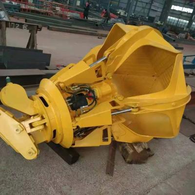 China Ports New Arrival Mini Excavator Log Rotation Grapple Hydraulic Multi Disc Grab for sale