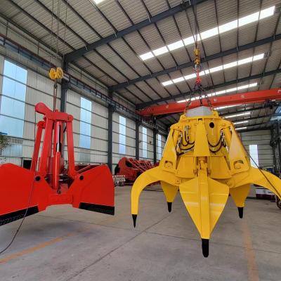 China High Quality Ports Mini Excavator Attachment Grapple Hydraulic Multi Disc Grab for sale