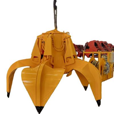 China Ports New Arrival Mini Excavator Grapple Hydraulic Multi Disc Grab for sale