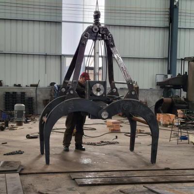 China Ports Factory Direct Sale Grapple Attachment Four Rope Grab For Waste Treatment for sale