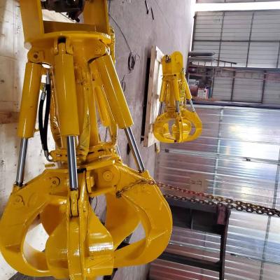 China Ports Factory Price Orange Peel Grapple Four Rope Grab For Waste Treatment for sale