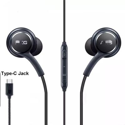 China Durable Note10 Type C Earphones In Ear Wired Handsfree Super Low Noise EarPods With Remote And MIC For Samsung Note10 Headphones for sale