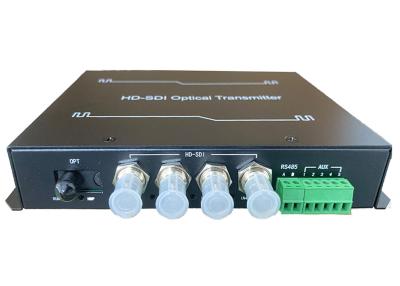 China 4CH HD-SDI/3G-SDI Fiber Converter with 1 SC/FC/ST/LC Port for sale