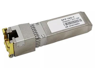 China 10G SFP Copper Module , Cat6a Cat7 Cable SFP Optical Module for sale