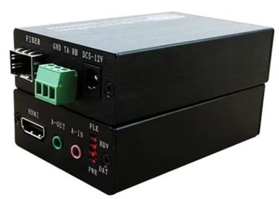 China 1080P HDMI Fiber Converter Bidirectional Audio RS232 Over Fiber Optic Extender for sale