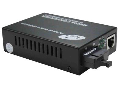 China SC 20KM Single Mode Single Fiber Media Converter for sale