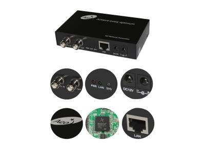 China CE 10/100/1000M IP Ethernet Over Coaxial Converter for sale