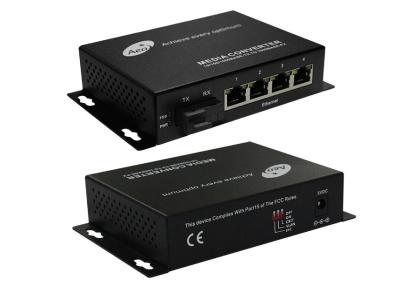 China Single Mode Single Fiber POE Fiber Media Converter for sale