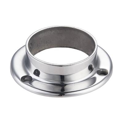 China Modern Stainless Steel Handrail Railing Accessories Anchors Pad Wall Flange Floor Around Flange Handrail Railing Flange Flange for sale