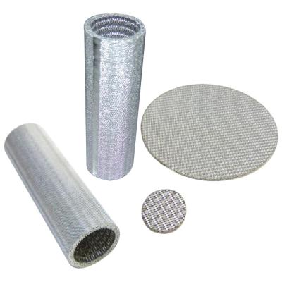 China Plain Weave 20 Micron Stainless Steel Metal Sintered Wire Mesh Filter for sale