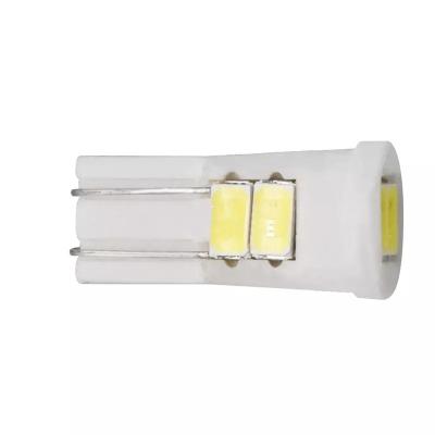 China t10 lights T10-TC-6-W 7000k-8000k 0.12A 5630 12v 120lm t10 6smd ceramic clearance lamp for sale