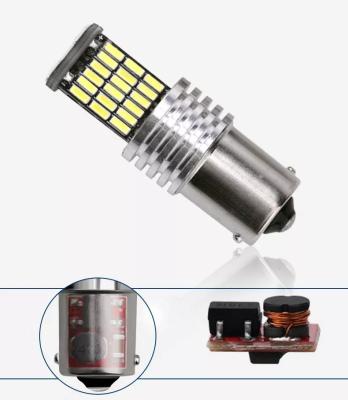 China 1156 BA15S P21W W16W 45 SMD 4014 LED CANBUS NO ERRORS Car Tail Light Bulb 1156-45LED Brake Light for sale