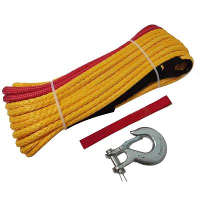 China Factory longevity YILIYUAN high cancel 12mm winch rope 5mm*200m uhmwpe syntetic winch rope for sale