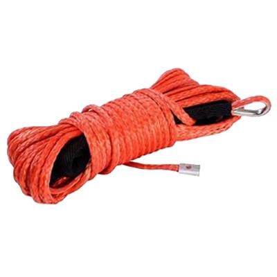 China Factory ATV/UTV 4-16mm offroad ATV/UTV 100% synthetic 12 strand uhmwpe fiber winch rope for sale