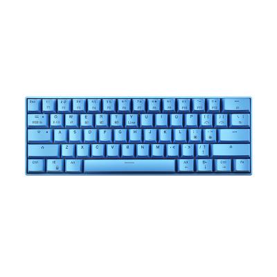 China Popular Type-C Anti-ghosting 61 Key Gaming Keyboard RGB Backlight USB Mechanical Keyboard for sale