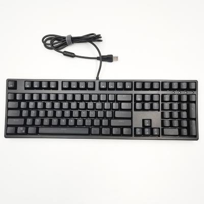 China Anti-ghosting China Supplies Wholesale White Wired Backlight Mechanical Keyboard For PC Computer for sale