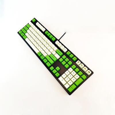 China 2021 new arrival multi-function keyboard wired white backlit Japanese matcha keyboard, wholesale Japanese gaming keyboard for sale