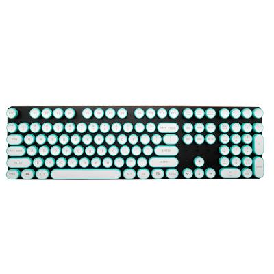 China Durable factory wholesale double fired backlit ABS keycaps for retro round steampunk keyboards for sale