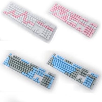 China Durable Drop Shipping OEM Profile Double Pulled Translucent ABS Keycap For RGB Backlit Mechanical Keyboard for sale