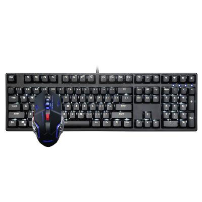 China factory wholesale Anti-drop Wired High Quality Professional Combo Mouse Mechanical Keyboard Gaming Keyboard Mouse for sale