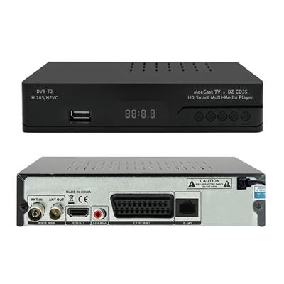 China MeeCast Factory DVB T2 Case MPEG4 Remote Control Solid Free To Air Dth Set Top Box for sale