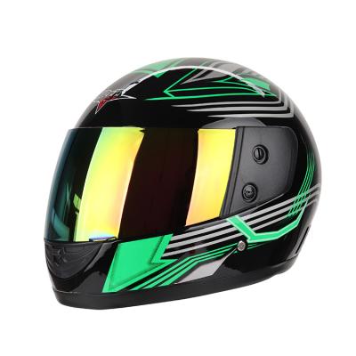 China Eco - Friendly Motorcycle Helmet Full Face Offroad Motorcycle Racing Riding Helmet For All Four Seasons for sale