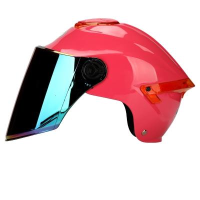 China Cheap Sun Shield Open Face All Seasons Motorcycle Hard Safty Helmets High Motor Bike Electric Vehicle Helmet For Unisex for sale