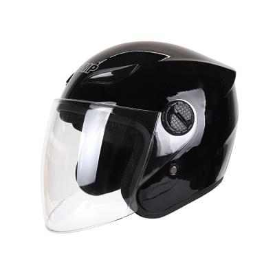 China NEW MANUFACTURE BLACK HALF FACE HELMET Motorcycle HY708 Motorcycle Helmet Popular for sale