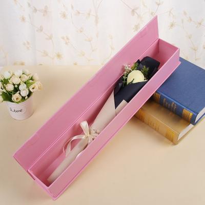 China recyclable & Wholesale Handmade Luxury Preserved Rose Box Rigid Rose Box Flower for sale