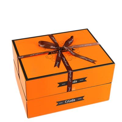 China Recyclable Lid And Base Boxes With Ribbons Luxury Gift Boxes For Gift Packaging Boxes For Candy for sale